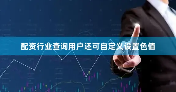 配资行业查询用户还可自定义设置色值